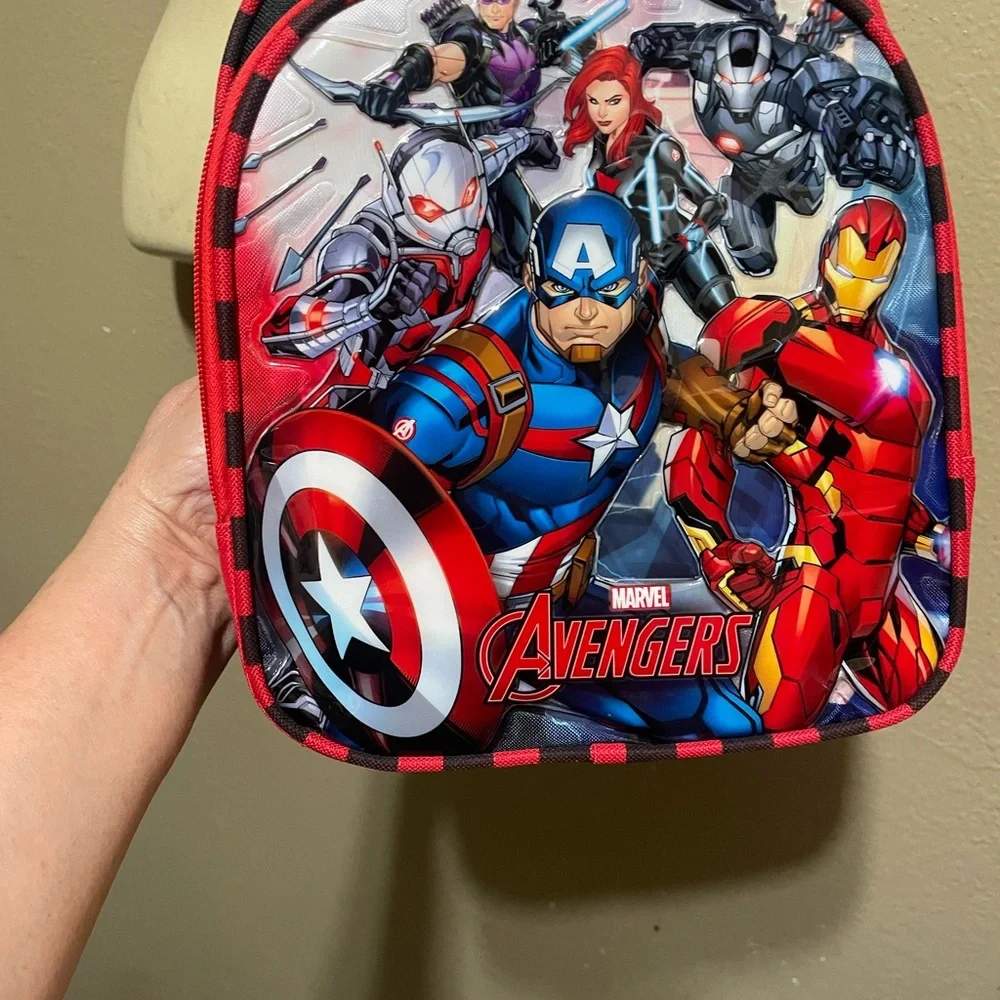 Marvel Avengers Small Kids Backpack - Red and Blue